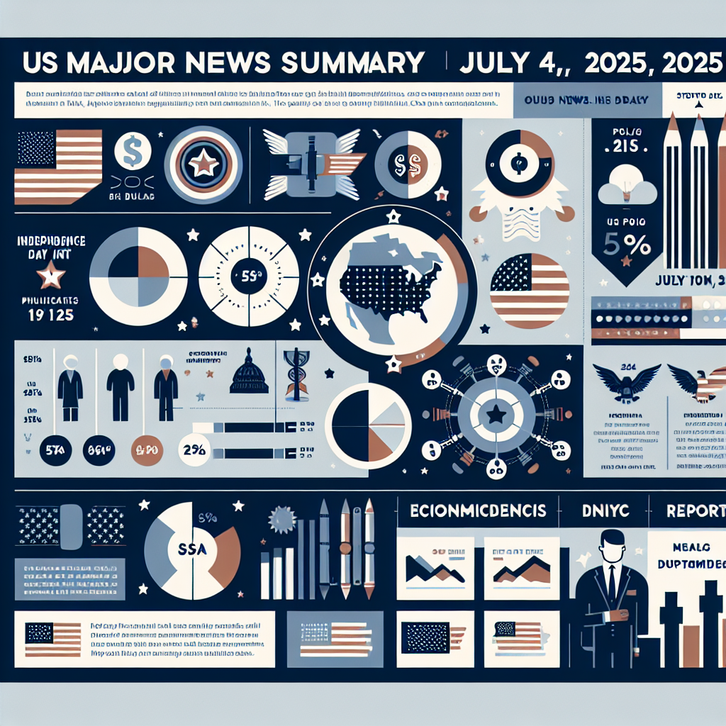 US Major News Summary: July 4-5, 2025
