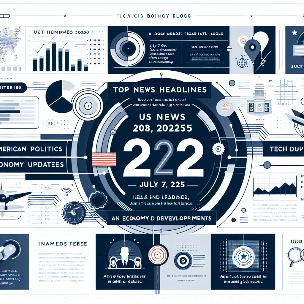 Top US News Headlines: July 7-8, 2025